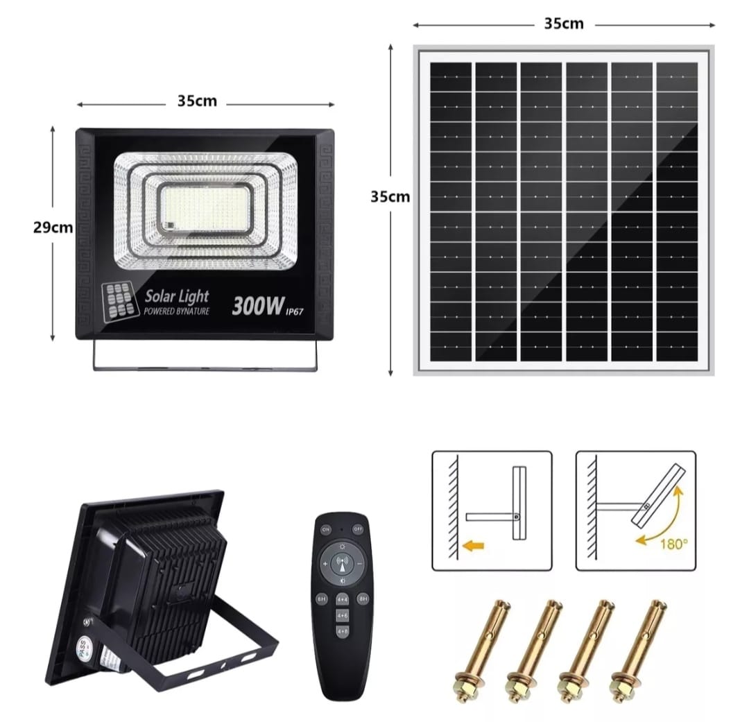 Reflector Led Solar Luminaria 300w